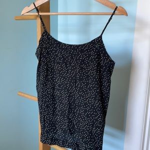 Madewell - 100% silk camisole in polka dot